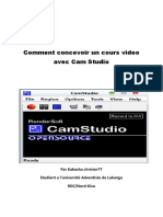 Comment Concevoir Un Cours Video Avec Cam Studio