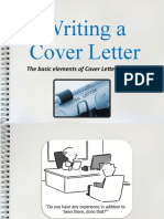 Writing A Cover Letter April 2018