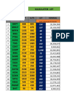 No Saham BUY Sl/Ts LOT Nominal: Sudah Terhitung DGN Fee Transaksi