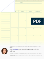 Demo planner sample