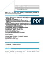 SAP SECURITY GRC PROFILE 6YEARS Rajesh