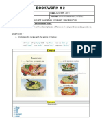 BOOKWORK 2 - UNIT 6B - Vocabulary - Food & Grammar Comparatives and Superlatives