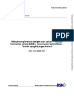 SNI ISO 4832 2012 Metode Koliform