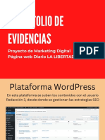 Portafolio de evidencias - Marketing Digital Para Web Diario La Libertad