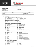 Family Health Survey Tool