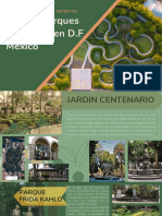 Plazas, Parques y Jardines en D.F México