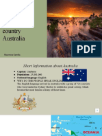 Australia's English Language and Diverse Landscapes