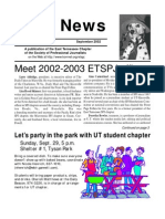 September 2002 Spot News