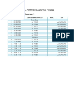 3 Jadwal Pertandingan Futsal 26 Team