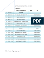 3 Jadwal Pertandingan Futsal 26 Team