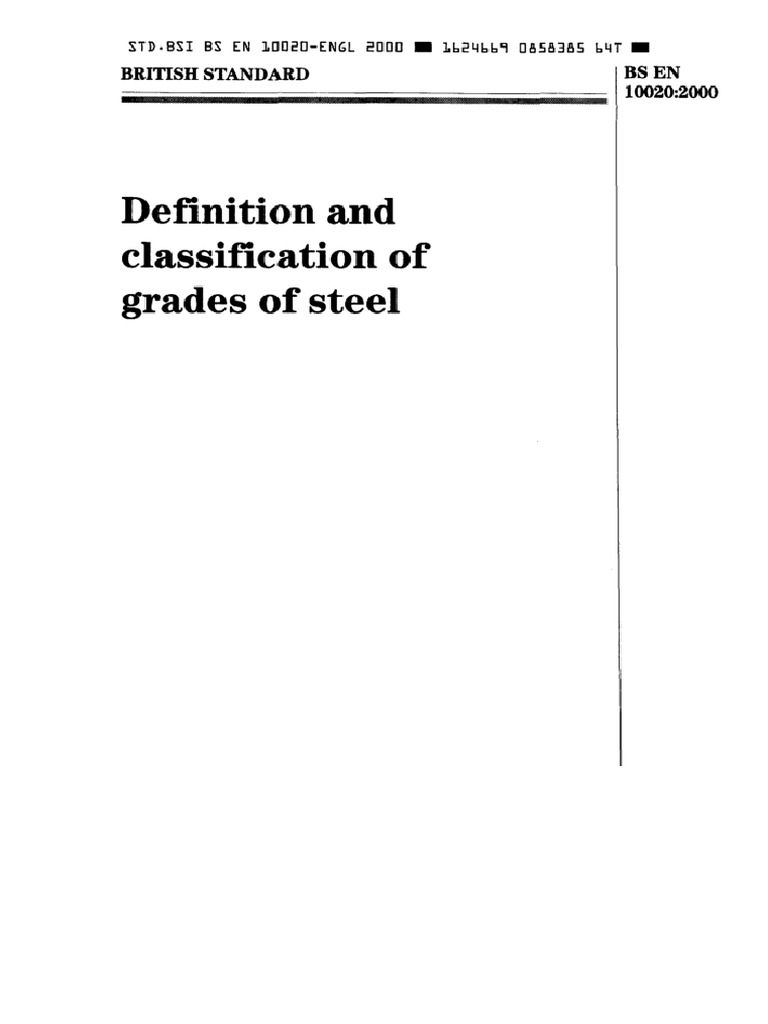 En 10020 | PDF