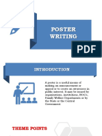 Module On Poster Writing