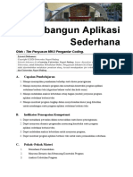 Modul 10 MembangunAplikasiSederhana