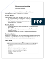 Microprocessors & Interfacing