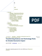 Transforming Science and Technology Parks