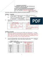 Test Civ4103 2013 2014 Marking Scheme