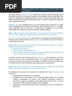 COP12 KYC Policy and Procedures Template 1