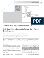 Journal - The Solid State Postcondensation of PET, 4a - Solid State Polycondensation in Gas and Slurry Directly From Prepolymers