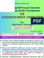 Pre - Cast Concrete - AE & IE Perspective by Shri Shailesh Rastogi