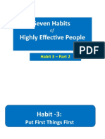 Habit 3 Part 2 With Lecture - Spring 2020