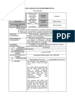 Mathematics Detailed Lesson Plan Edited Version