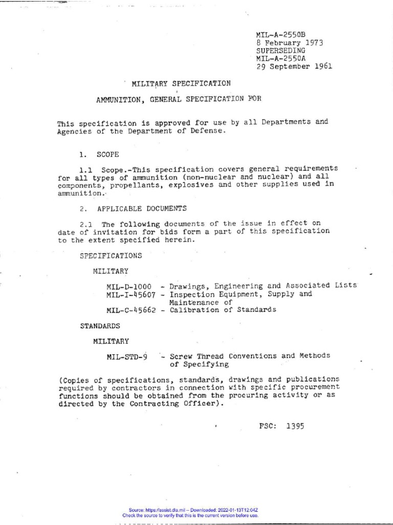 Mil a 2550 pdf