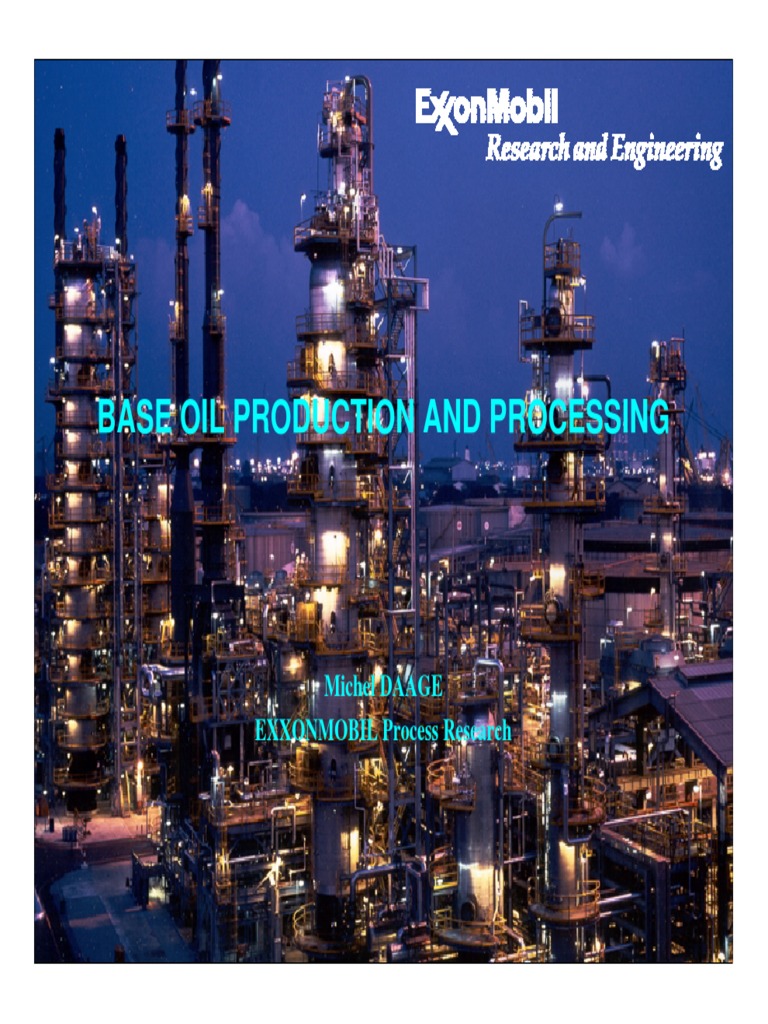 0107 EM Lube Base Oil Process Presentation PDF
