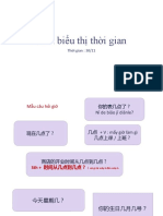 Cách biểu thị thời gian trong tiếng Trung