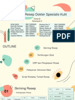 Kelompok 3 - Skrining Resep DR - Kulit-Farmasi Komunitas