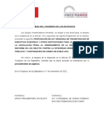 Proposició de Llei Orgànica Per Reformar El Codi Penal