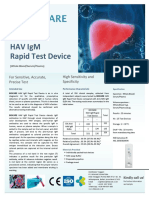 Brosur BIOCARE HAV IgM Rapid Test Device OK