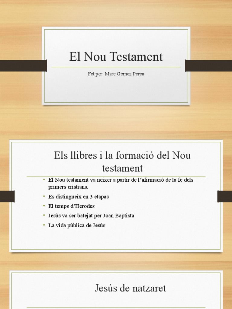 El Nou Testament | PDF