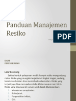 Panduan Manajemen Resiko: Pokja PMKP