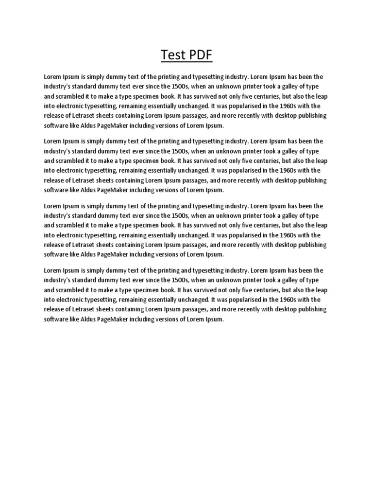 A Comprehensive Dummy Text Document PDF Design Writing