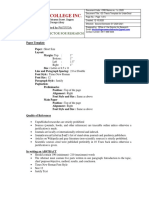 Research Format For Under Grad Thesis 1