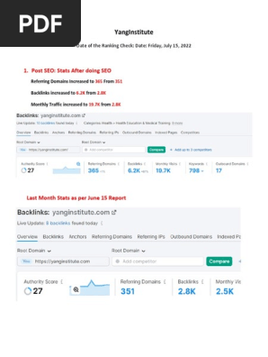 SEO REport