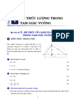 hình học 9 chương 1