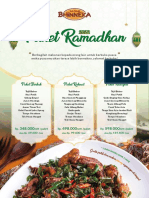 Menu Ala Carte Ramadhan 2022 Sajian Bhinneka