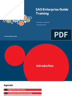 SAS Enterprise Guide Training