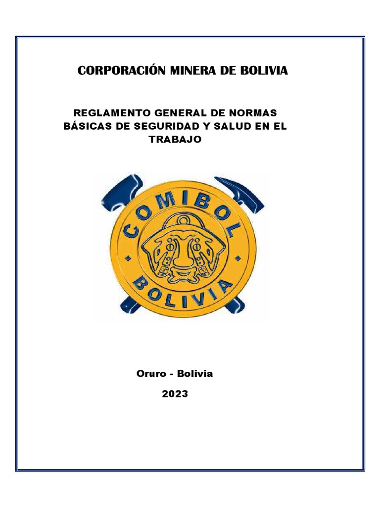 Reglamento de Higiene y Seguridad en El Trabajo MDT - Compressed ...