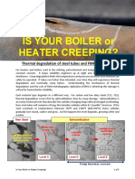 Thermal Degradation of Boiler or Steel