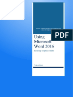 Using Microsoft Word 2016 - Inserting Graphics Guide