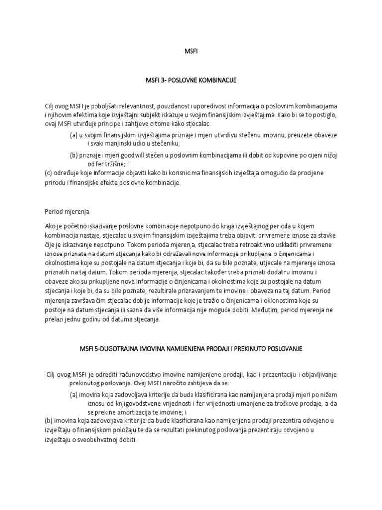 MSFI | PDF