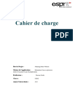 Cahier de Charge