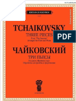 Три Пьесы Из Цикла Времена Года. Обработка Для Флейты и Фортепиано