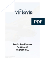 Virtavia Hampden Pilot Operating Manual