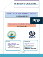 Robi Dam Project Geological and Geotechnical Draft Report