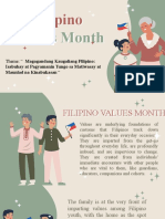 Filipino Values Month