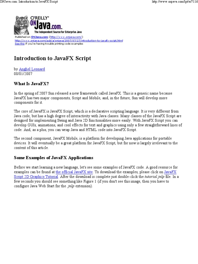 Tutorial JavaFX | PDF | Java (Programming Language) | Eclipse (Software)