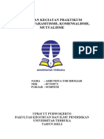 Laporan Praktikum Ipa Di SD - Simbiosis & Sistem Pencernaan - Asih Nisya Ush S - 857553972 (Mandiri)